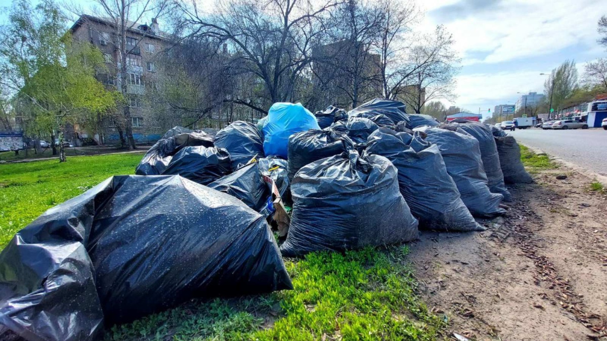 Вывоз и утилизация мусора после субботника в Юбилейном в октябре