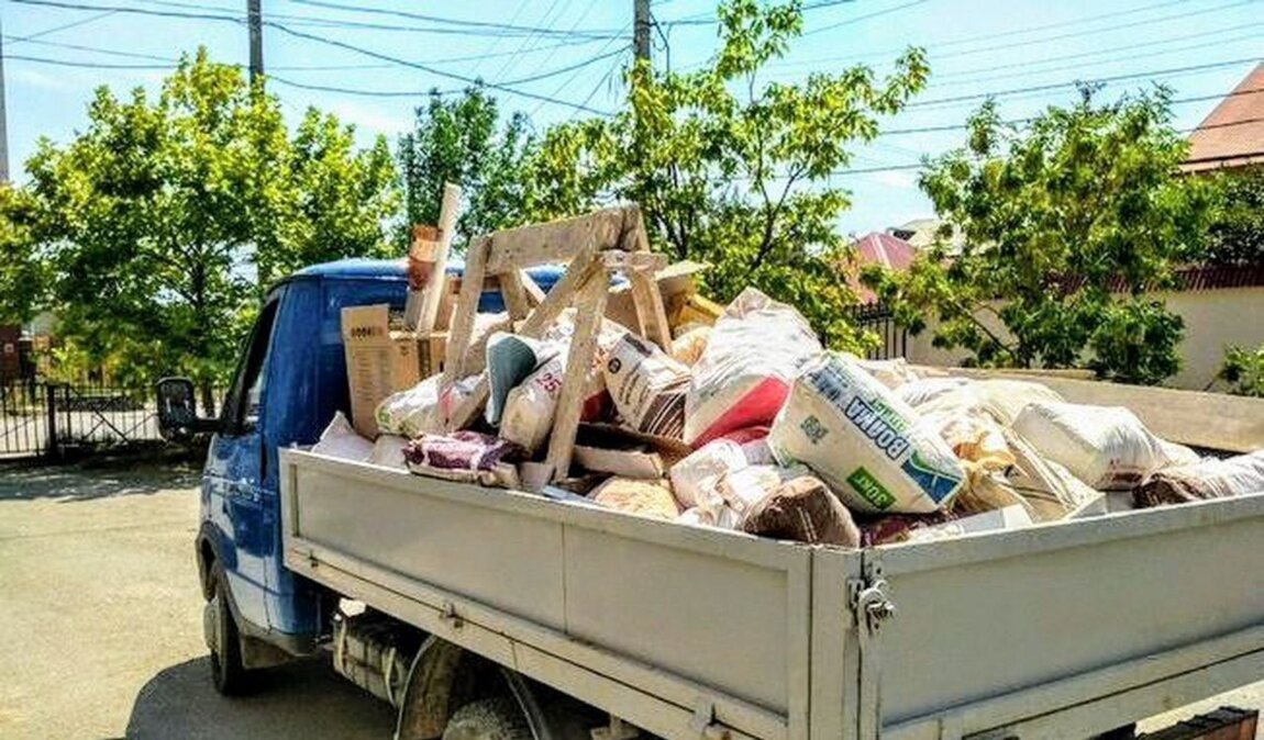 Вывоз мусора Газелью в Юбилейном в октябре
