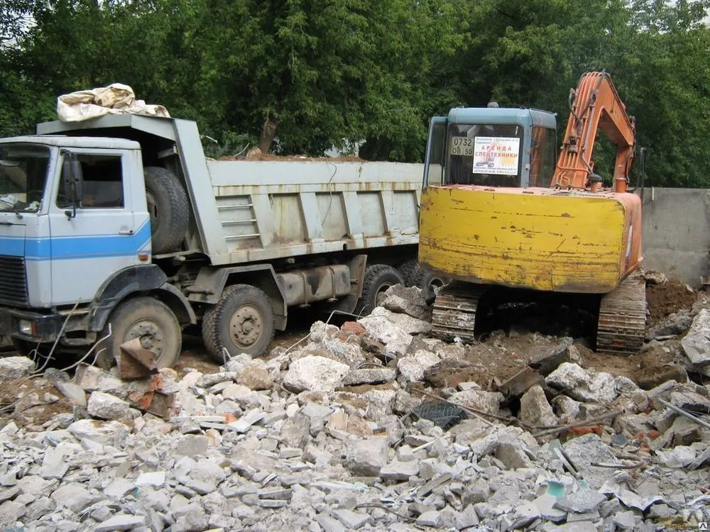 Вывоз бетонного боя и утилизация в Юбилейном в октябре