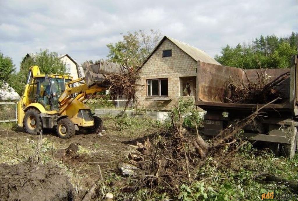 Уборка участков от мусора любой сложности в Юбилейном в октябре