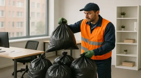 Уборка и вывоз мусора после мероприятий в Юбилейном в октябре